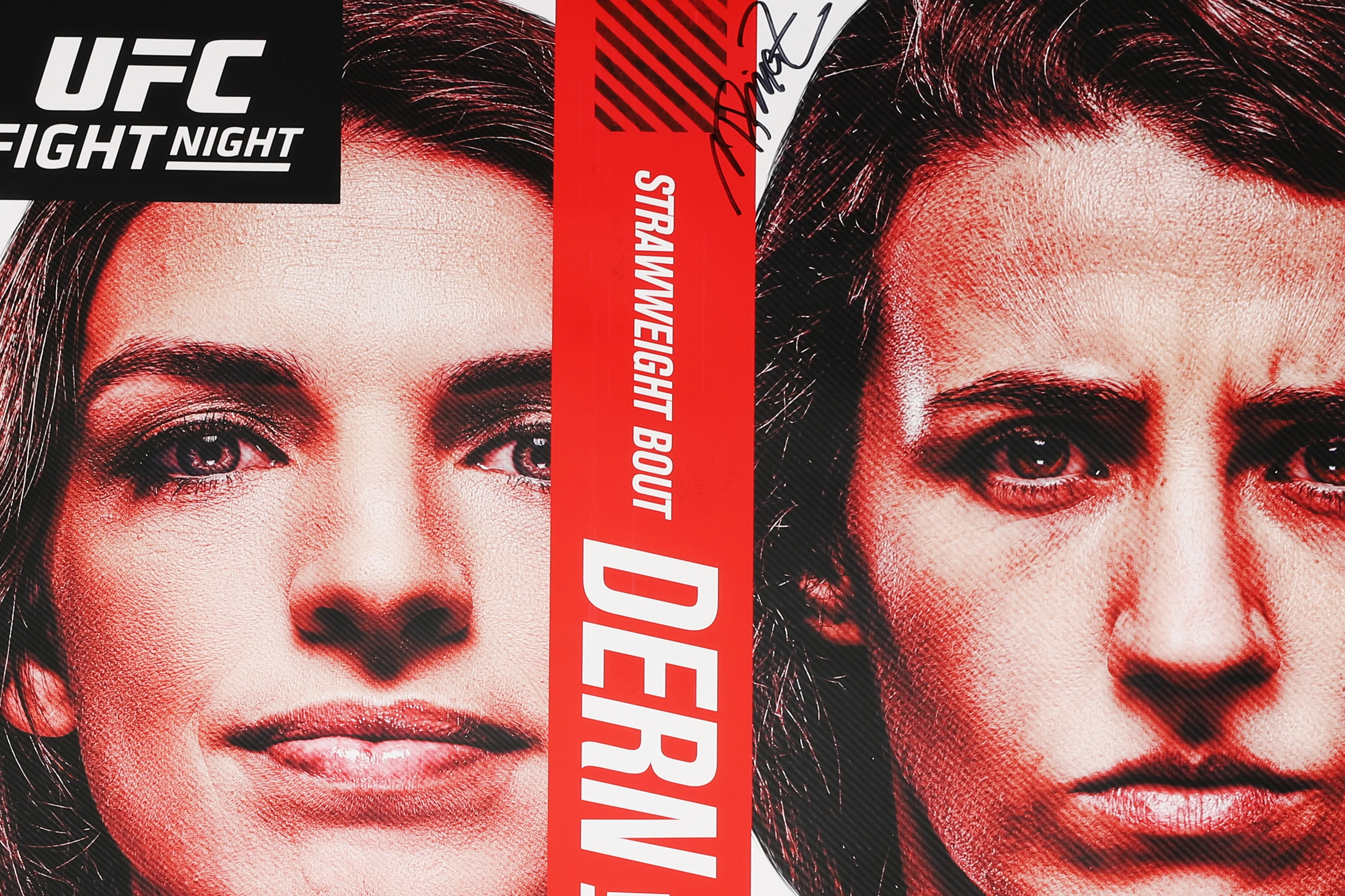 UFC Fight Night: Dern vs Rodriguez Autographed Event Poster - Image 3