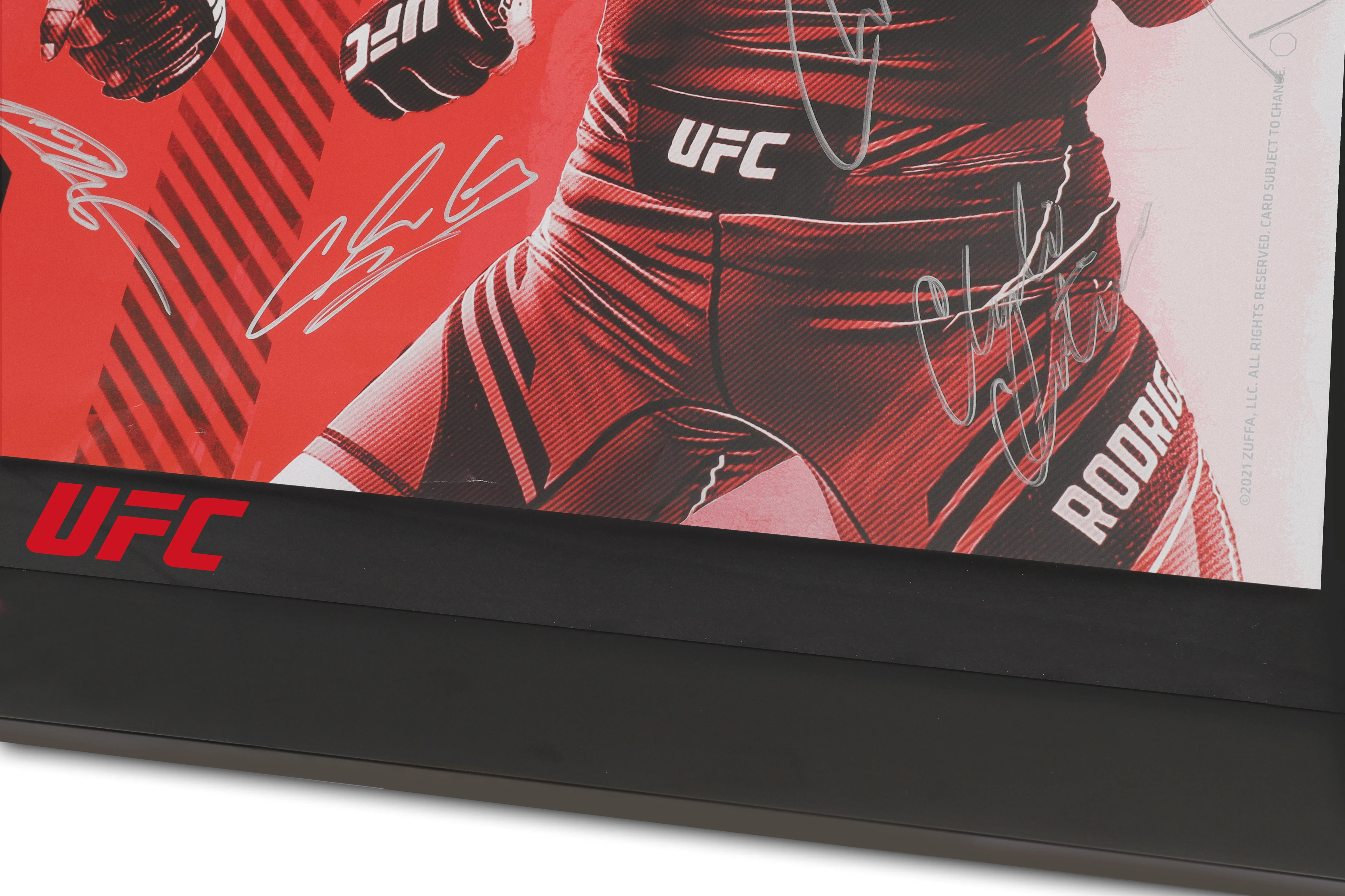 UFC Fight Night: Dern vs Rodriguez Autographed Event Poster - Image 7