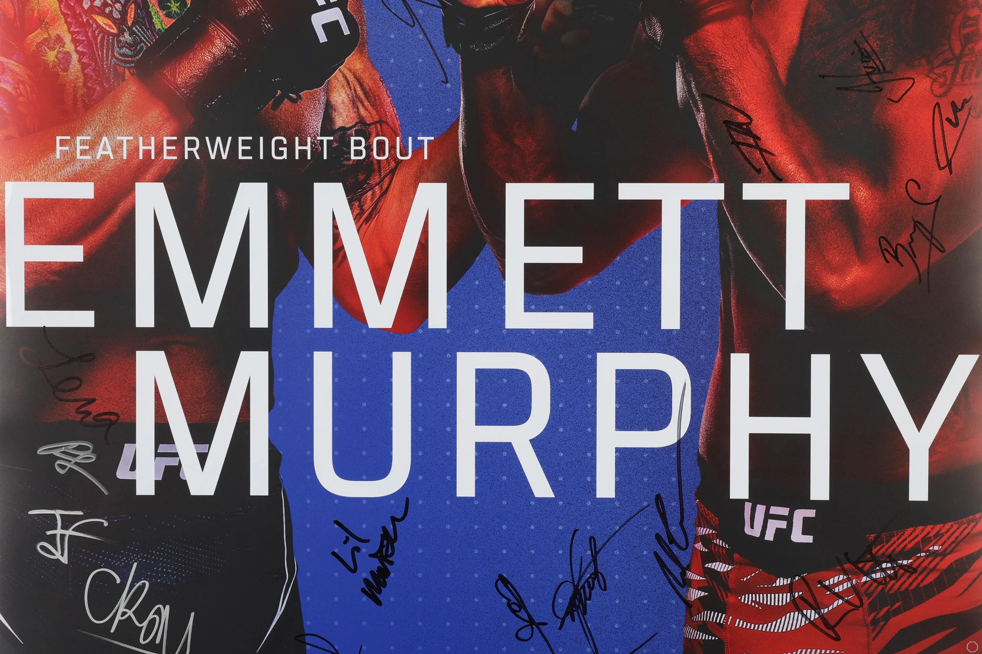UFC Fight Night: Emmett vs Murphy Autographed Event Poster - Image 3