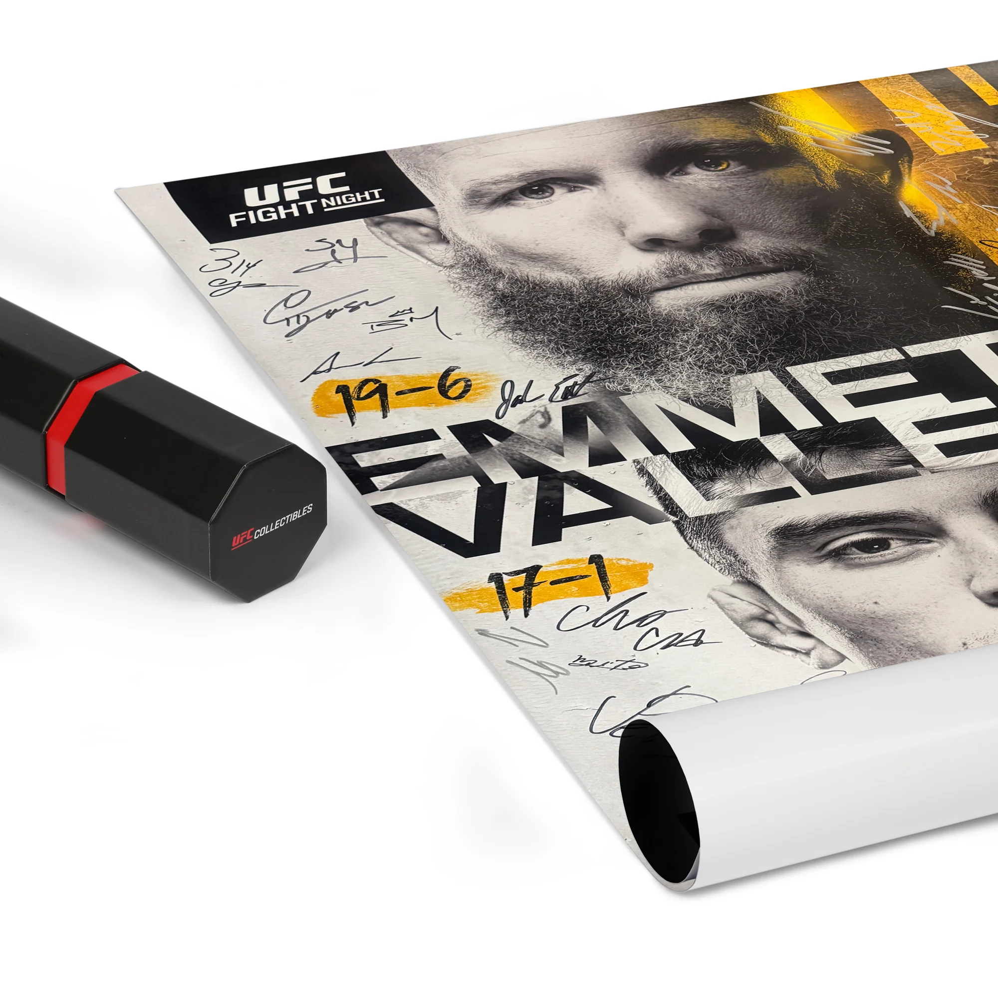 UFC Fight Night: Emmett vs Vallejos Autographed Event Poster - Image 5