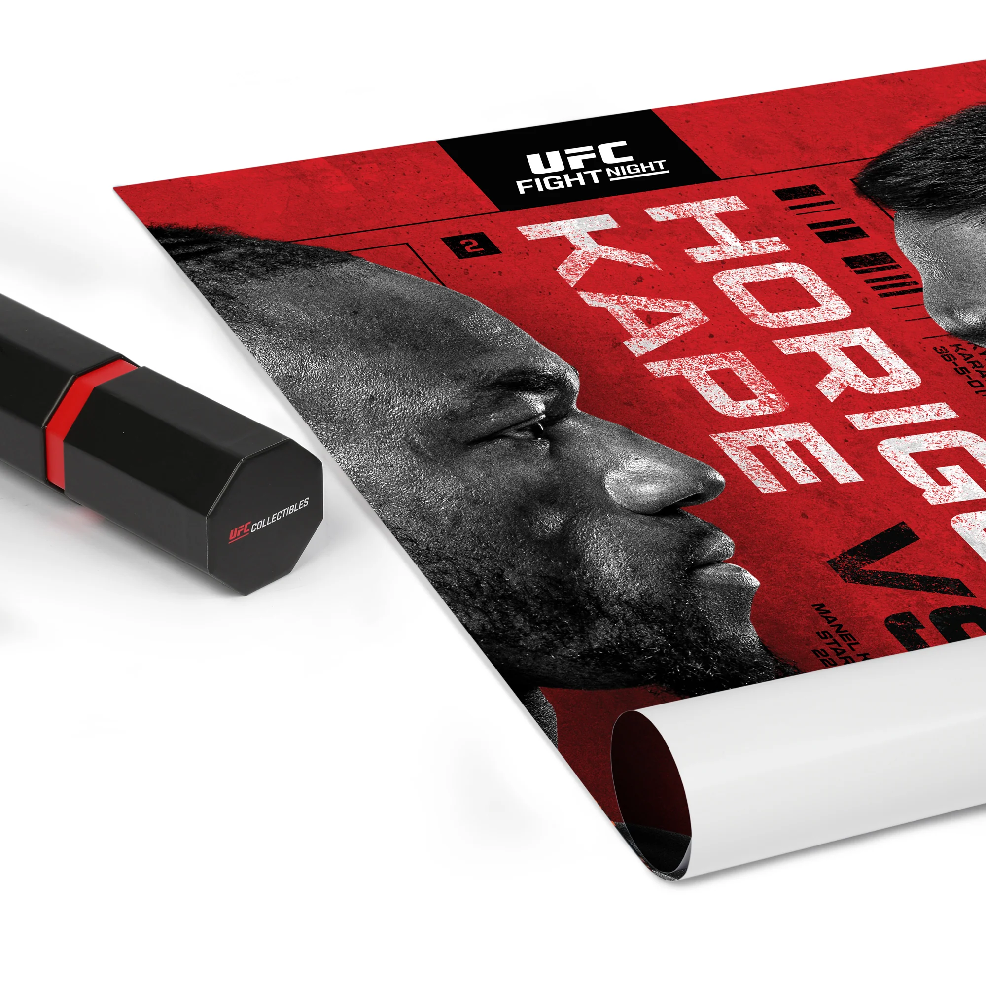 UFC Fight Night: Kape vs Horiguchi Autographed Event Poster - Image 5