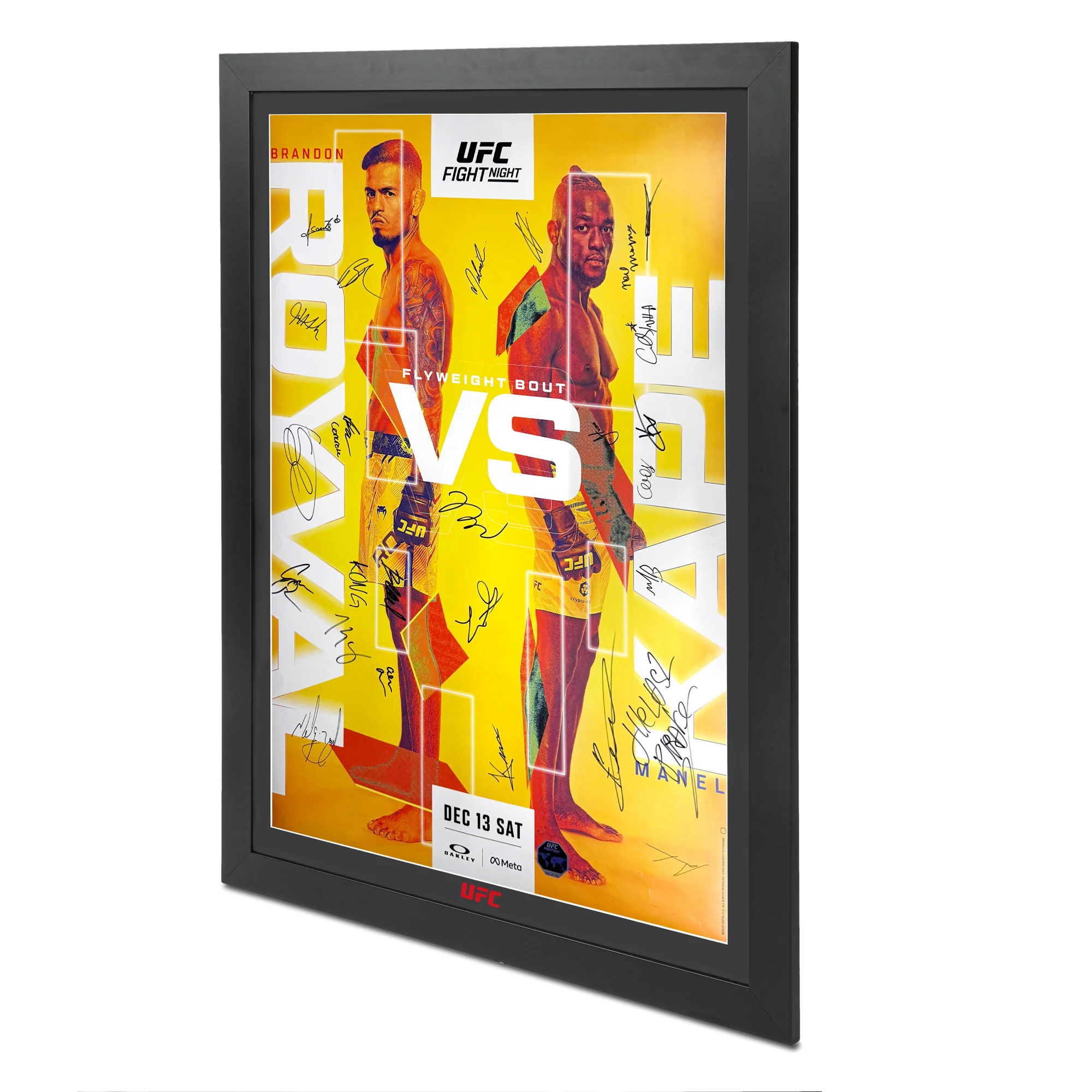 UFC Fight Night: Royval vs Kape Autographed Event Poster - Image 2