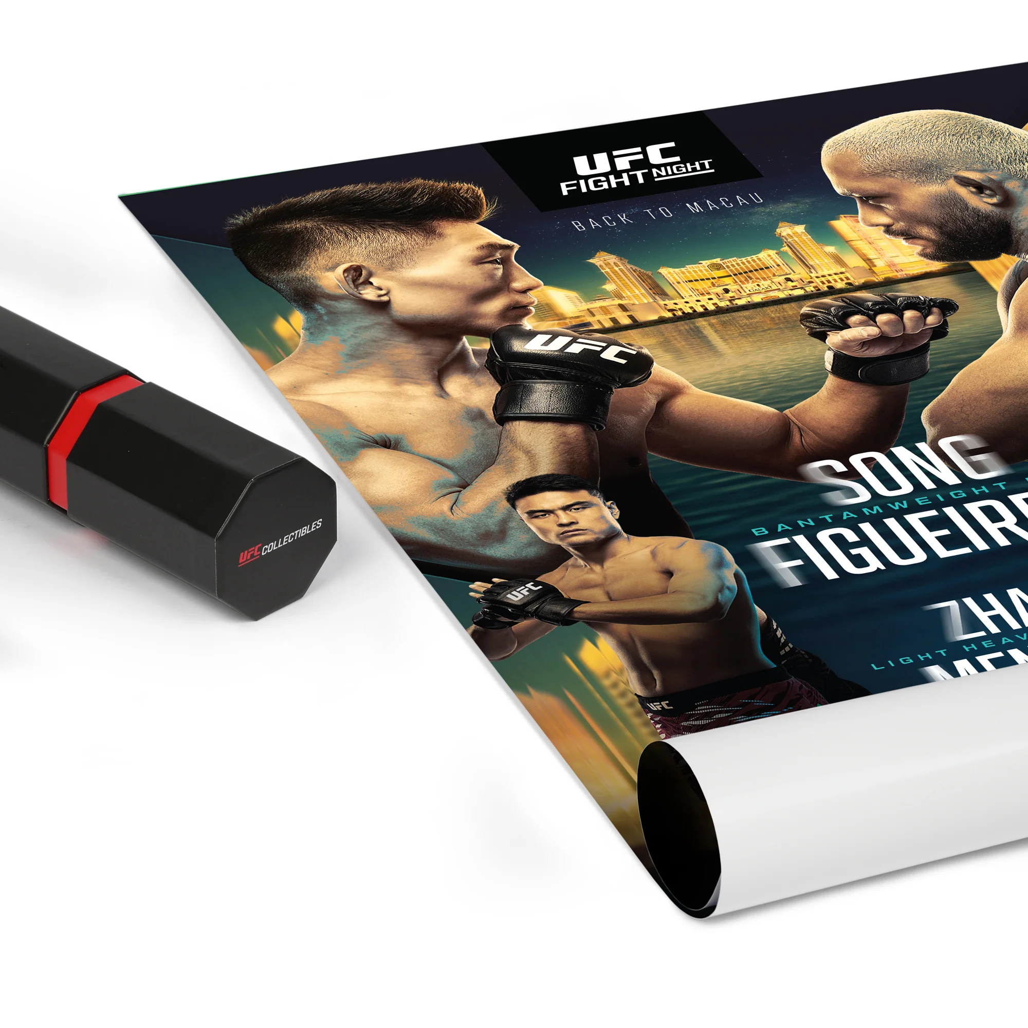 UFC Fight Night: Song vs Figueiredo Autographed Event Poster - Image 5