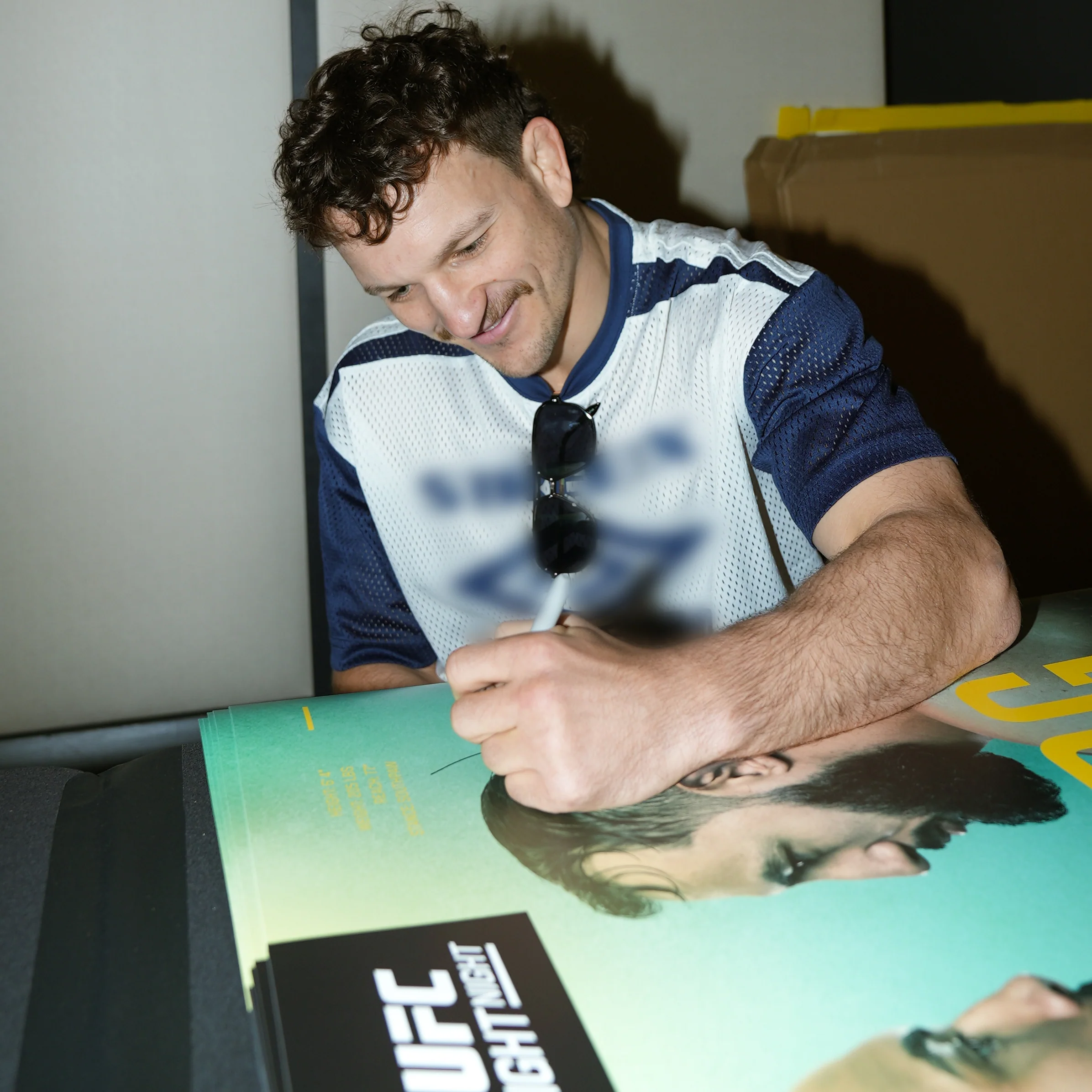 UFC Fight Night: Ulberg vs Reyes Autographed Event Poster - Image 4