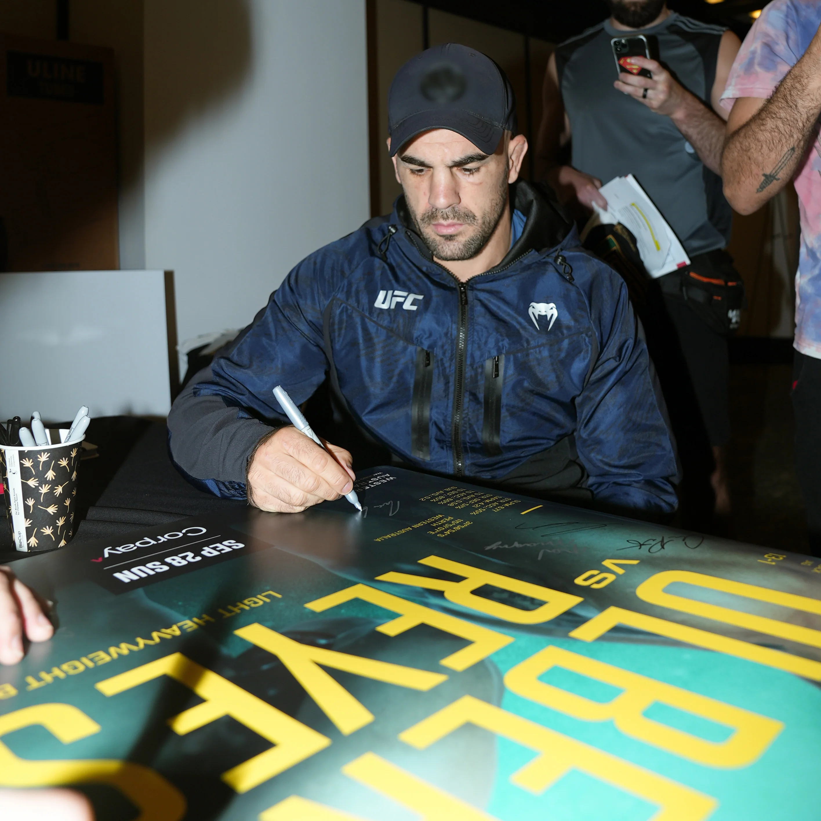 UFC Fight Night: Ulberg vs Reyes Autographed Event Poster - Image 5