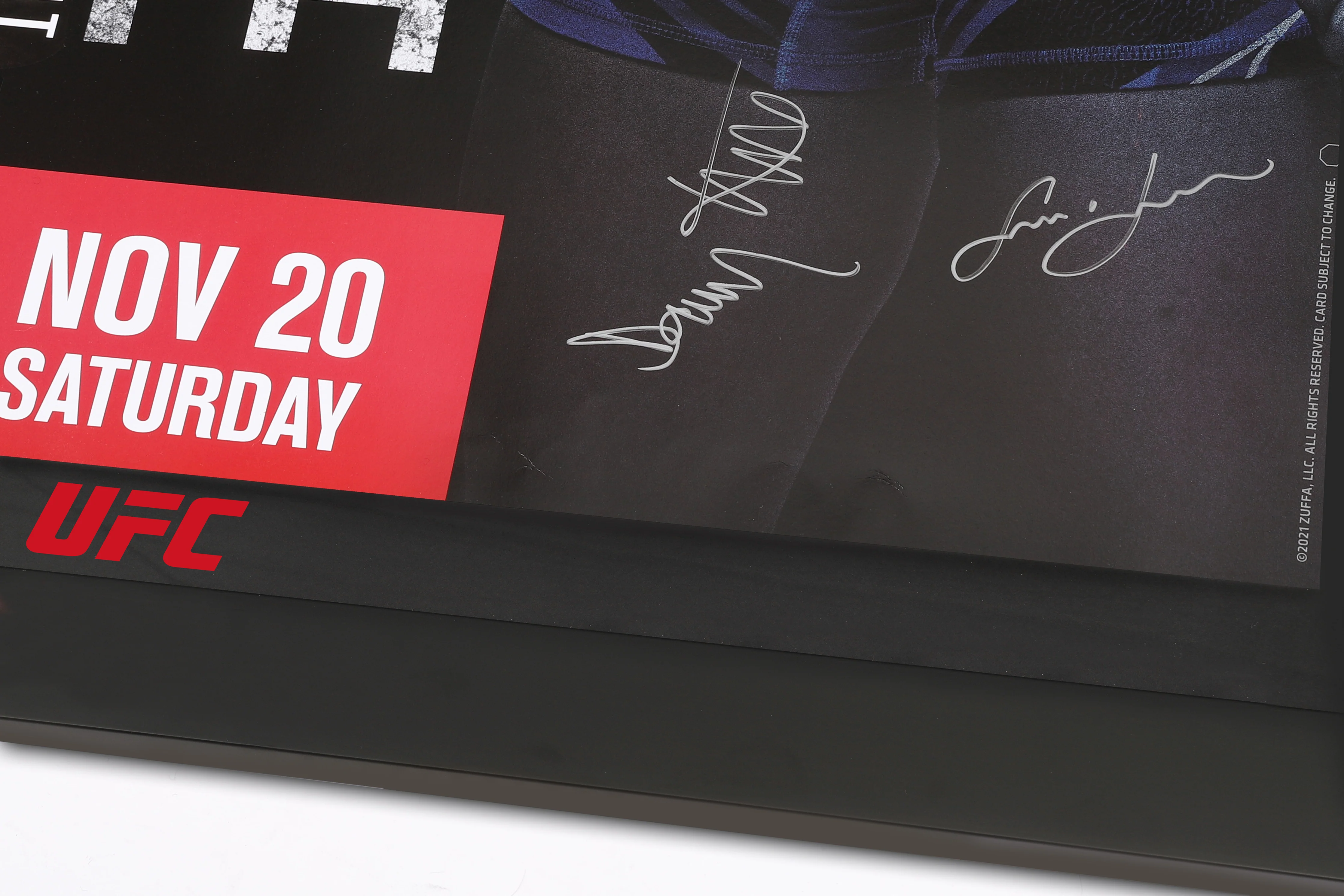 UFC Fight Night: Vieira vs Tate Autographed Event Poster - Image 7