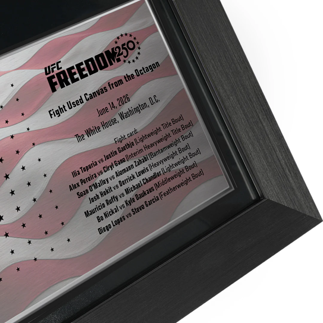 SOLD OUT: UFC Freedom 250: Topuria vs Gaethje Name on Canvas - Image 3