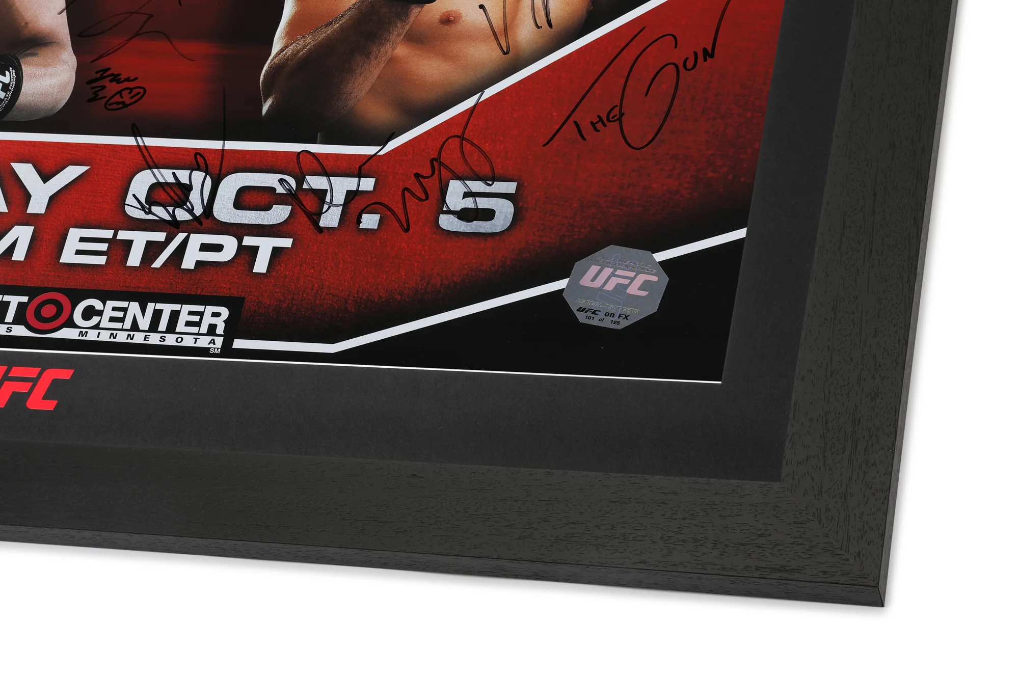 UFC on FX: Browne vs Bigfoot Autographed Event Poster - Image 6