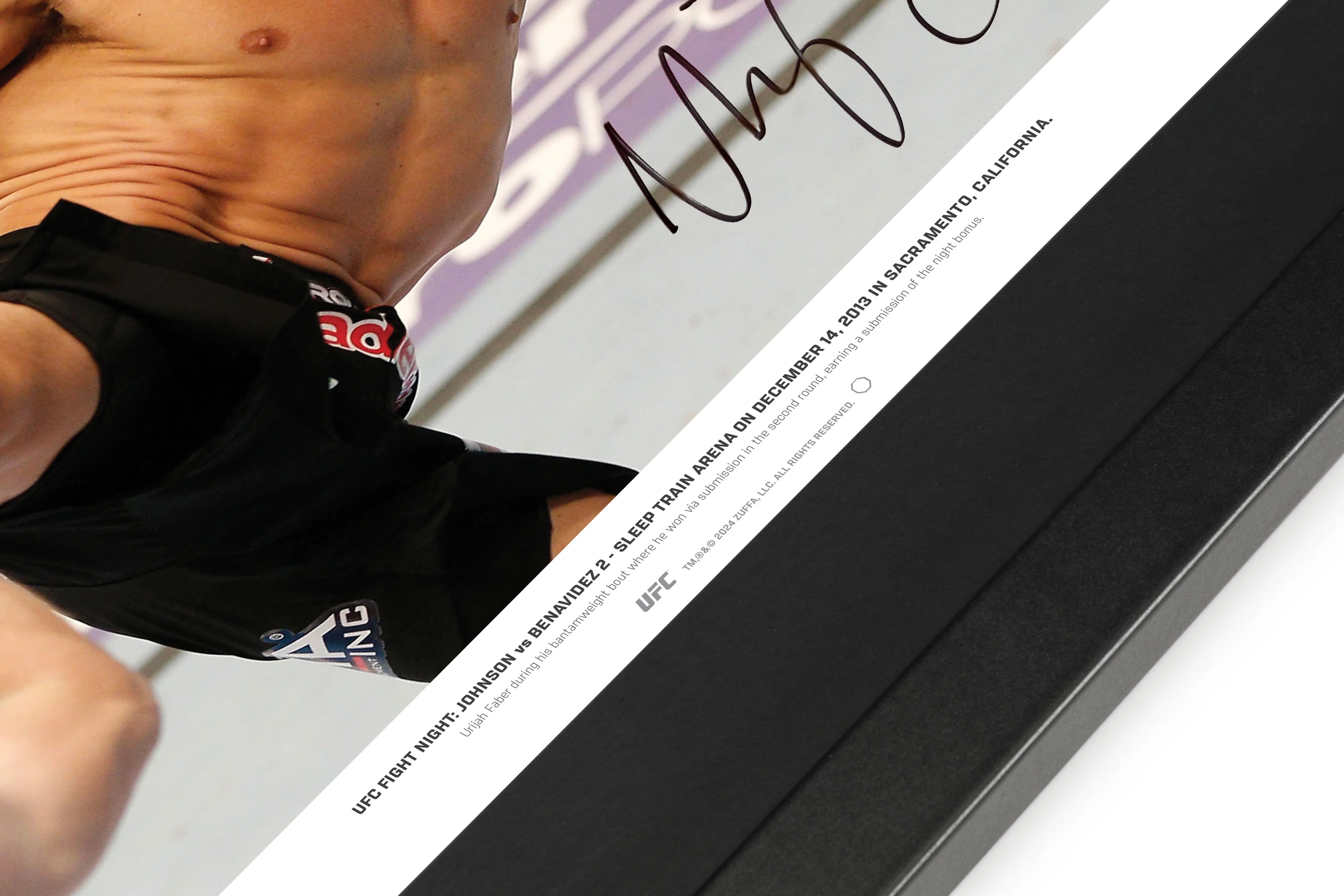 Urijah Faber Signed Photo UFC Fight Night: Johnson vs Benvidez - Image 5