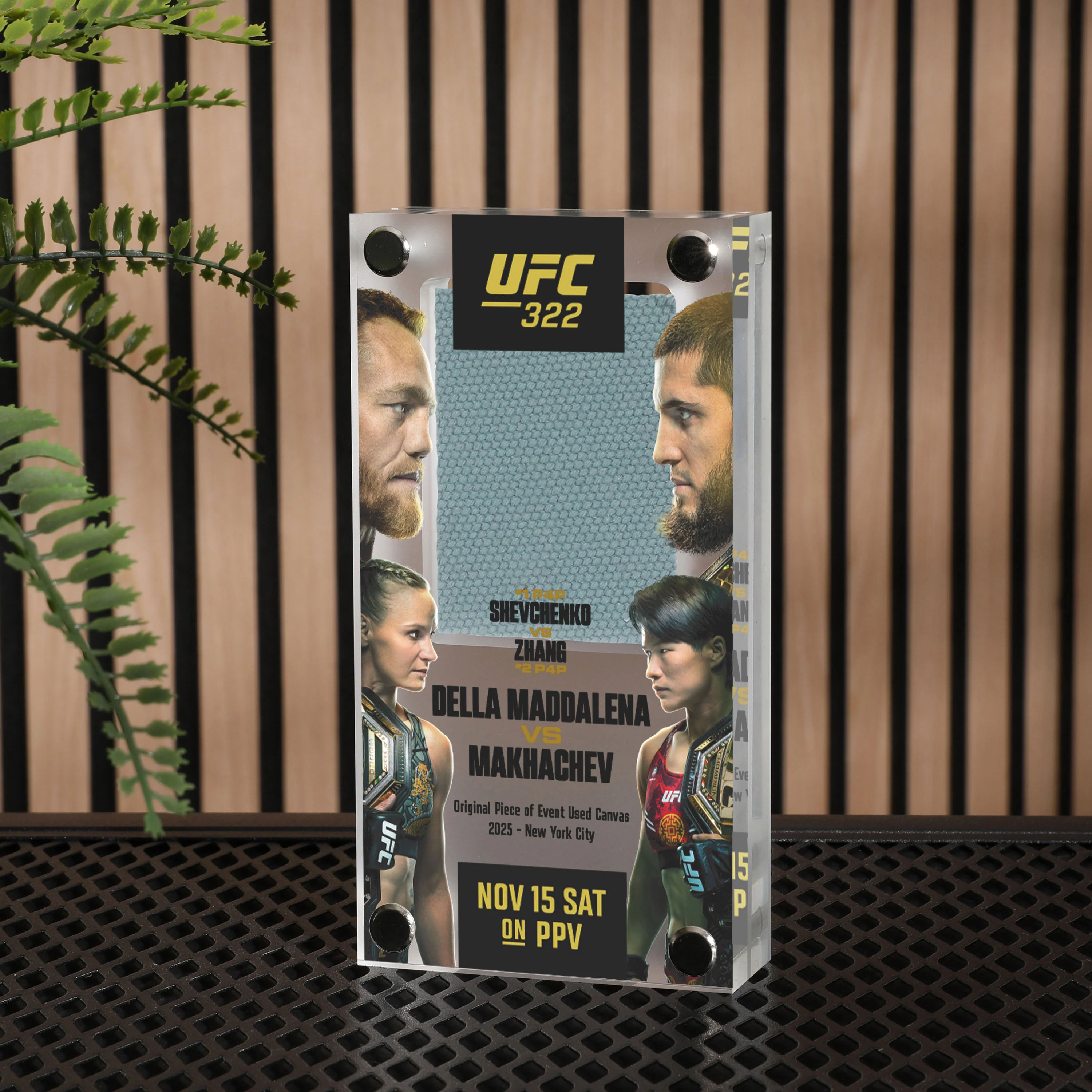 VeChain UFC 322: Della Maddalena vs Makhachev Canvas in Acrylic - Image 4
