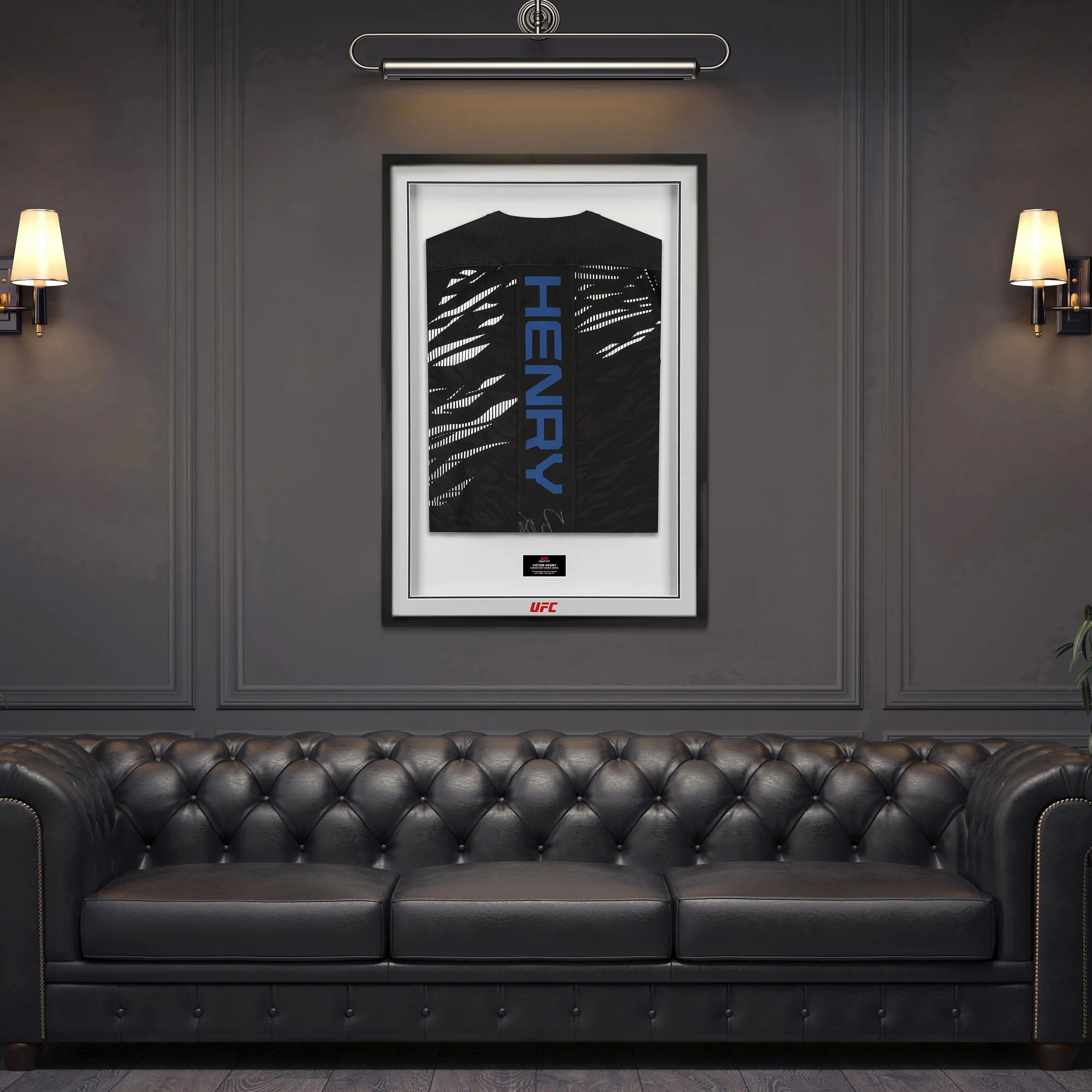 Victor Henry Signed 1-of-1 Fight Issued Hoodie UFC Fight Night: Emmett vs Murphy - Image 5