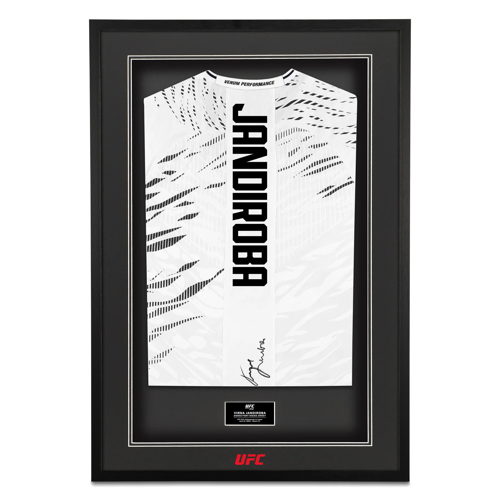 Virna Jandiroba Signed 1-of-1 Fight Issued Jersey UFC 314: Volkanovski vs Lopes