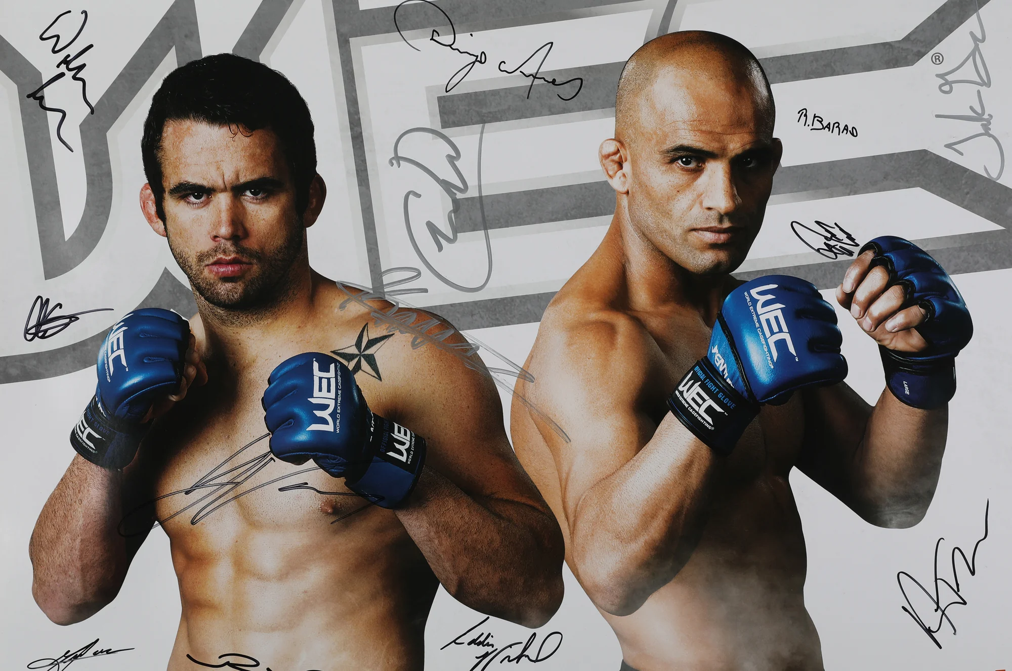 WEC 49: Varner vs Shalorus Autographed Event Poster - Image 3