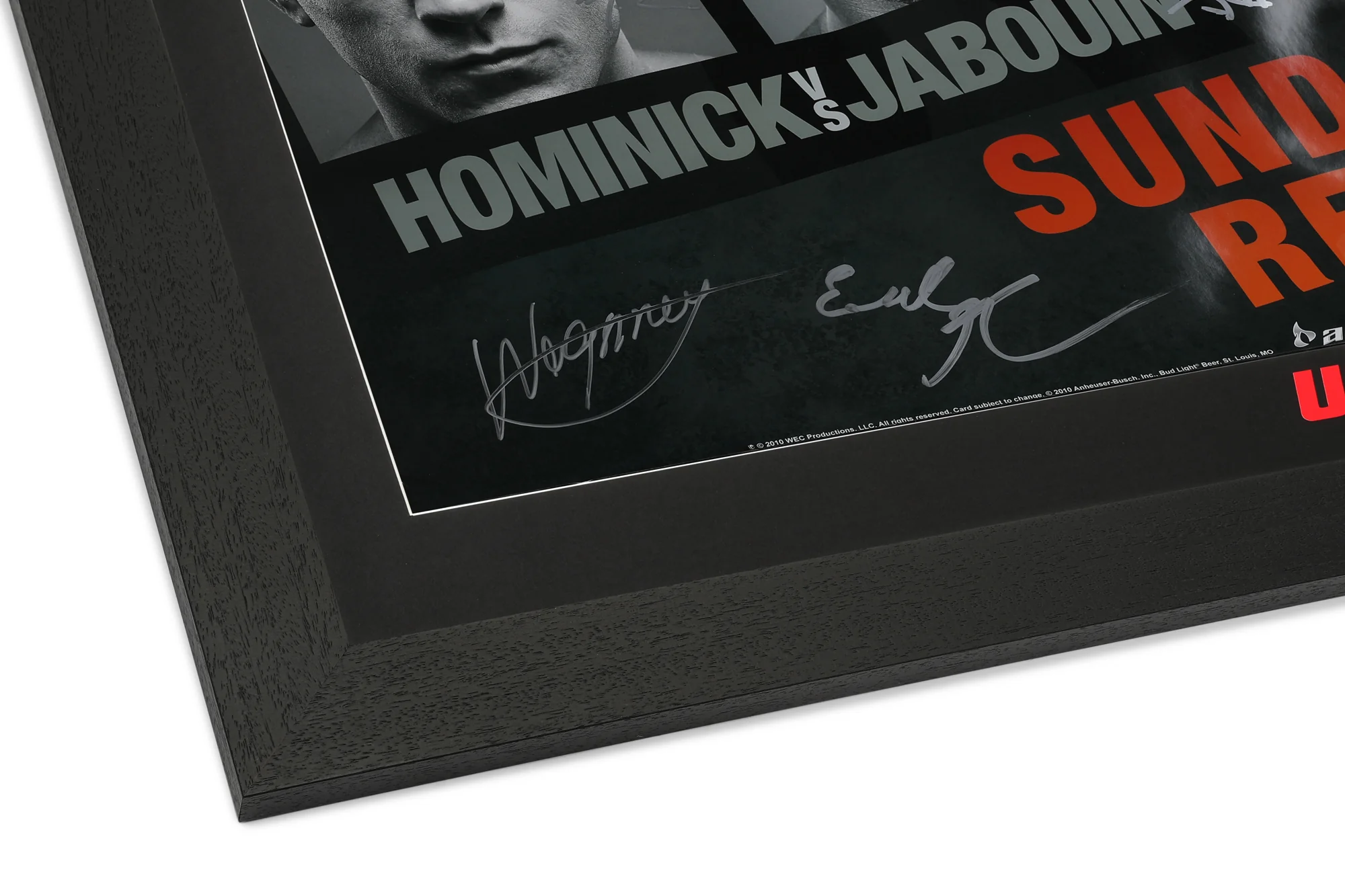 WEC 49: Varner vs Shalorus Autographed Event Poster - Image 6