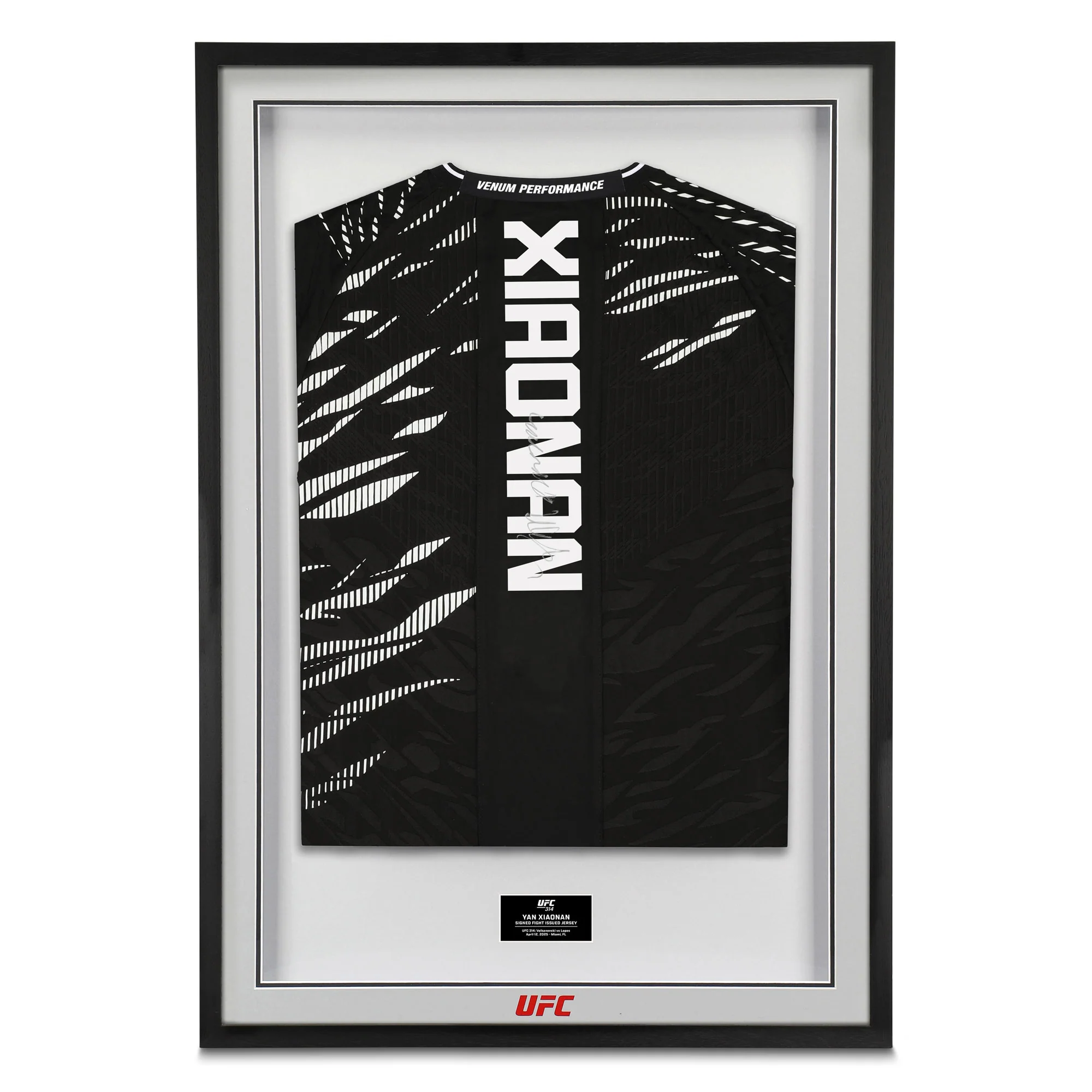 Yan Xiaonan Signed 1-of-1 Fight Issued Jersey UFC 314: Volkanovski vs Lopes
