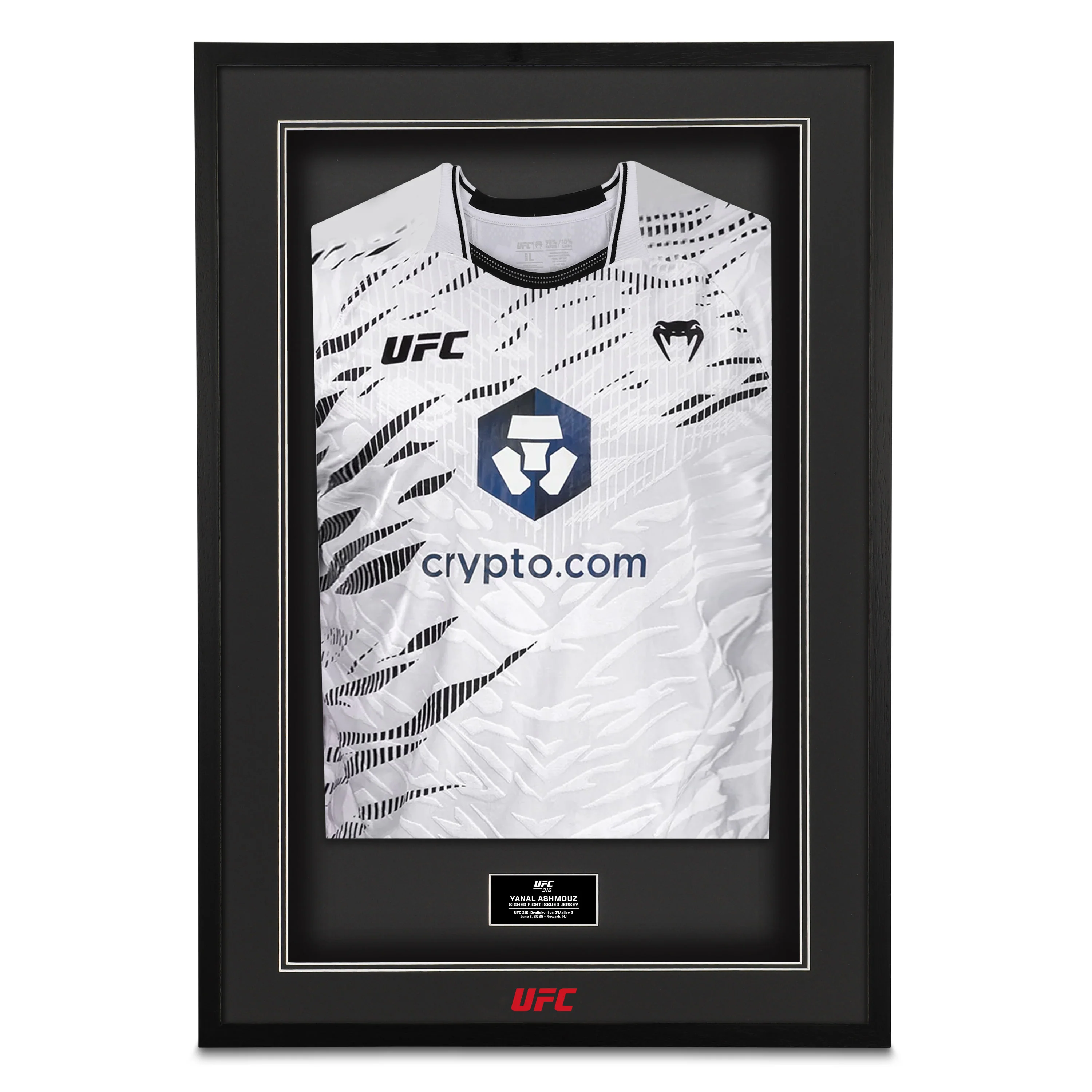 Yanal Ashmouz Signed 1-of-1 Fight Issued Jersey UFC 316: Dvalishvili vs O'Malley 2