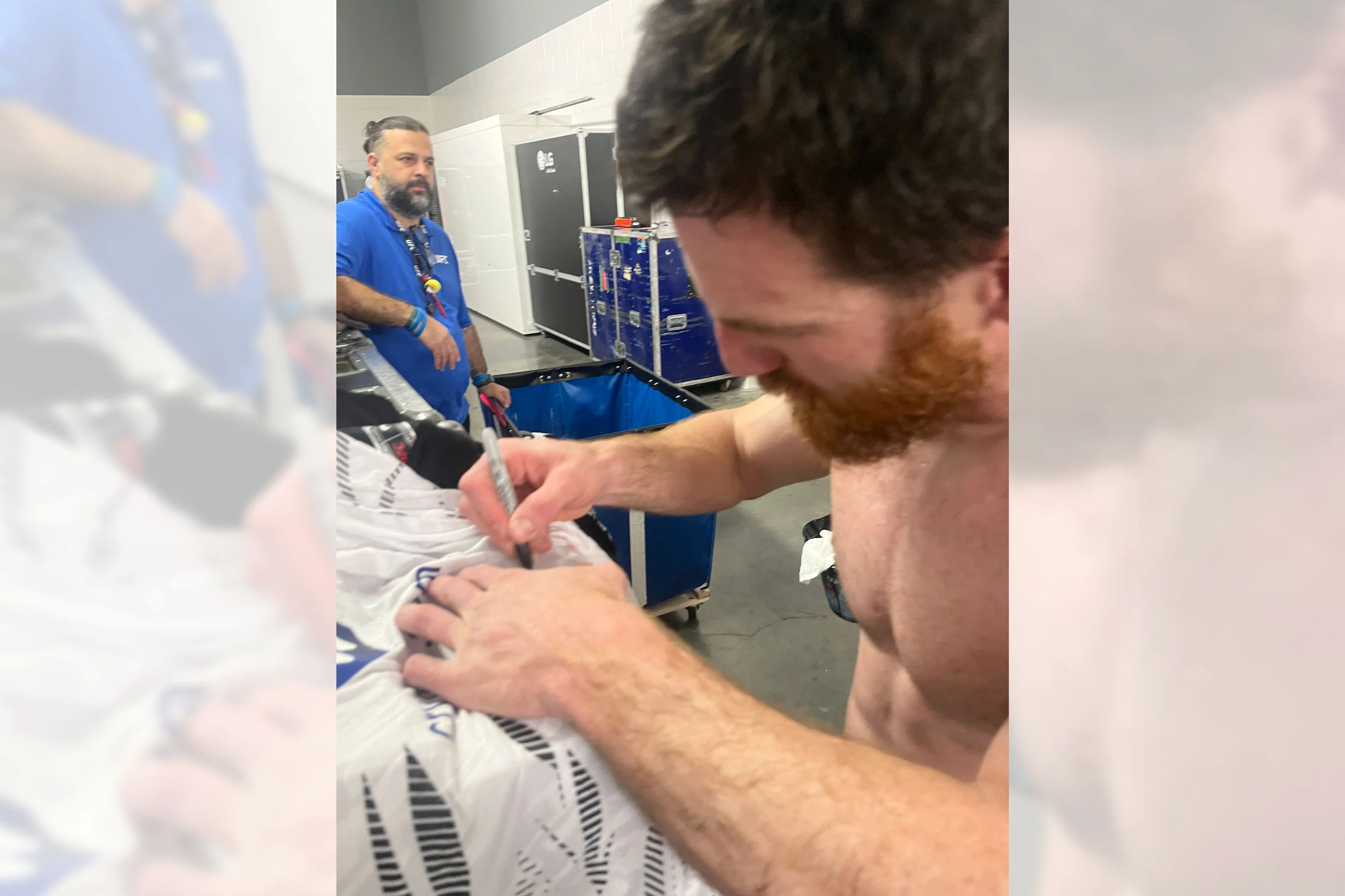 Yanal Ashmouz Signed 1-of-1 Fight Issued Jersey UFC 316: Dvalishvili vs O'Malley 2 - Image 2
